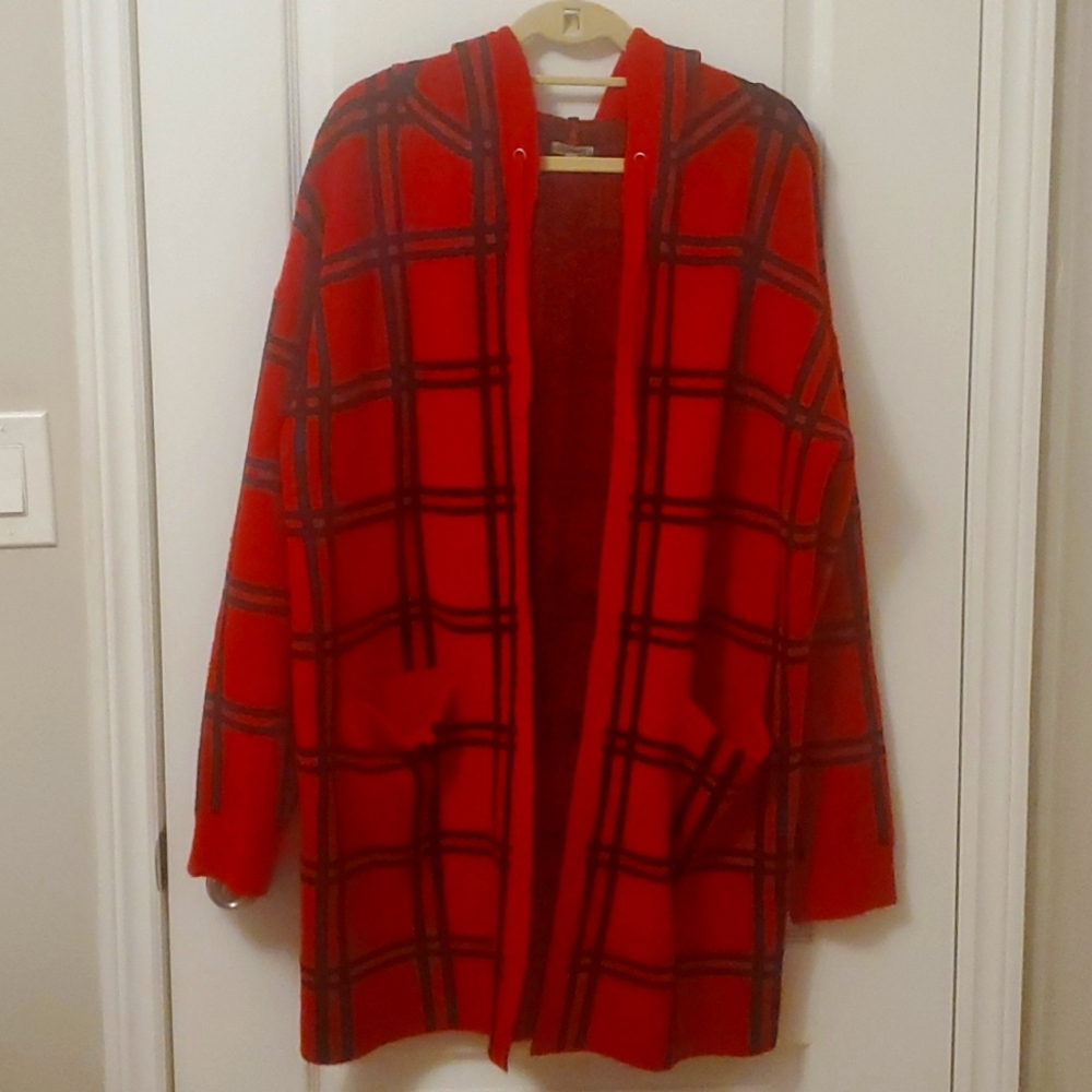 Plaid Cardigan